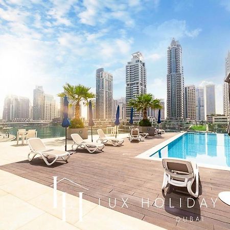 Lux Contemporary Suite With Full Marina View 6 Dubai Esterno foto