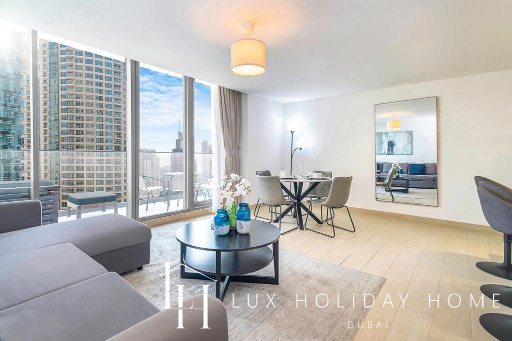 Lux Contemporary Suite With Full Marina View 6 Dubai Esterno foto