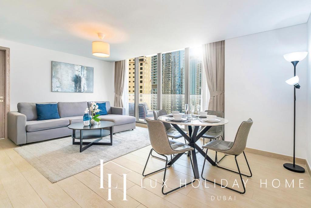 Lux Contemporary Suite With Full Marina View 6 Dubai Esterno foto