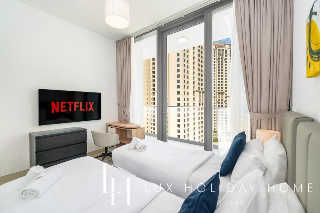 Lux Contemporary Suite With Full Marina View 6 Dubai Esterno foto