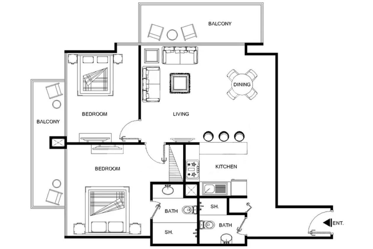 Lux Contemporary Suite With Full Marina View 6 Dubai Esterno foto